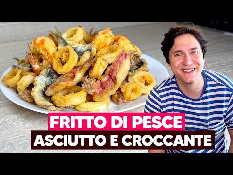 FRITTO MISTO DI PESCE: la ricetta perfetta e i SEGRETI per una frittura super CROCCANTE!