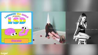 genius / lifted / best mistake - lsd (labrinth, sia, diplo) + allie x + ariana grande (mashup)