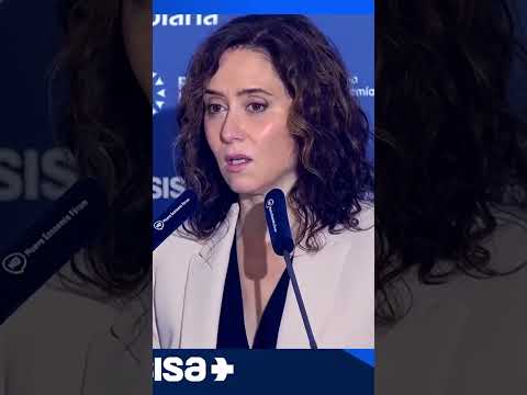 Ayuso arremete contra Sánchez: «Se va porque ya no puede más» #shorts