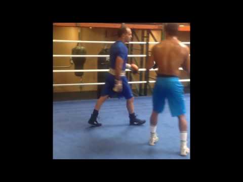 Roberto Norris Training Juan Carlos Velasquez vs Javier Fortuna