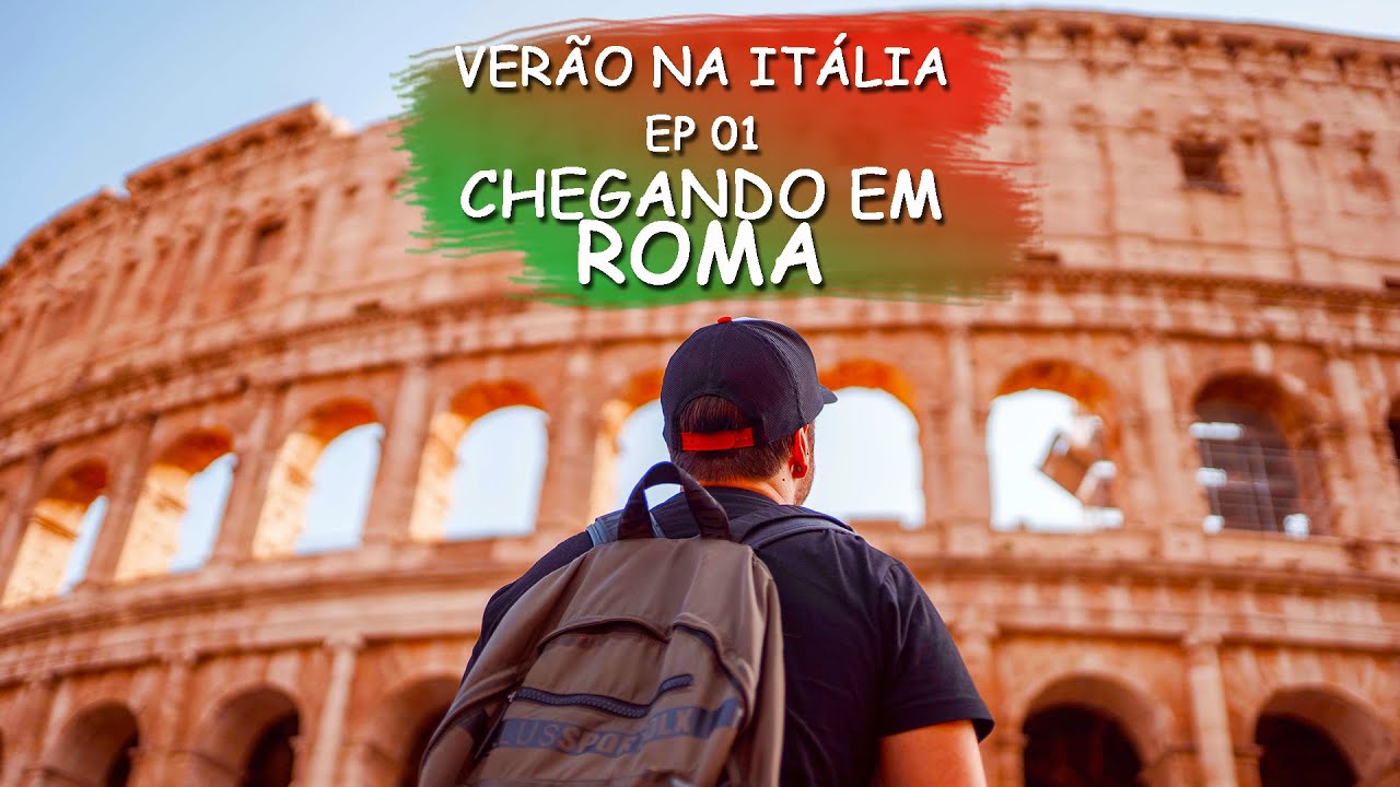 VERÃO NA ITÁLIA: CHEGANDO EM ROMA - VLOG DE VIAGEM #ViajanteInveterado