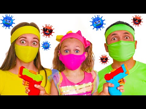 Maya and story about microbes + More Kids Songs by Maya and Mary
