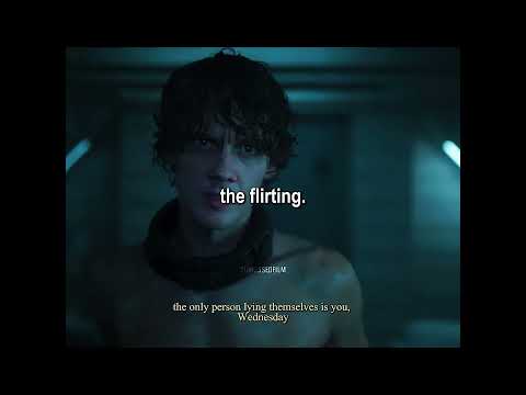 【WEDNESDAY 2】 not them already flirting 😭 #wednesday #tyler #wednesdayseries #fyp #trending #short