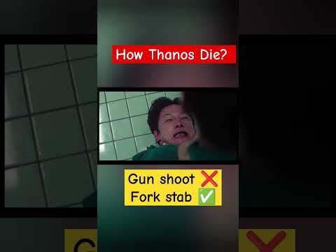 Thanos Meninggoy || Thanos Death Squid Game || #squidgameseason2 #squidgame #thanos