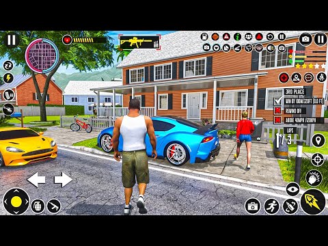 Miami Gangster Crime Car Driving Simulator - Android Gameplay