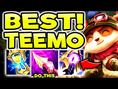 TEEMO TOP DEMOLISHES ALL BROKEN TOPLANERS LIKE A BEAST! (HIGH W/R) - S13 Teemo TOP Gameplay Guide