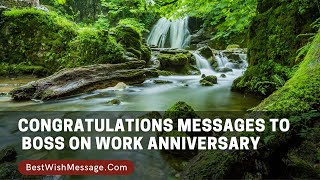 Best Congratulations Messages to Boss on Work Anniversary