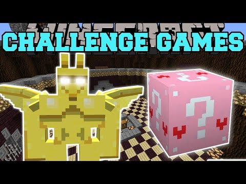 Minecraft: GARGOYLE CHALLENGE GAMES - Lucky Block Mod - Modded Mini-Game