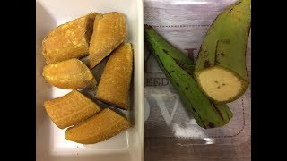 How to boil green plantain