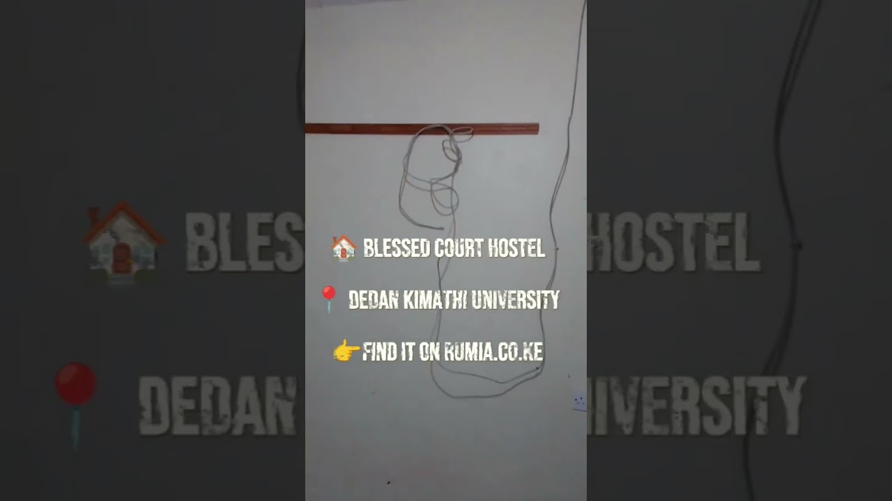 BLESSED COURT  — hostel walkthrough video thumbnail