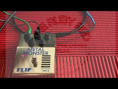 Guyatone Flip Metal Monster 2010s Tube distortion drive pedal - Silver in Very Good Condition image 10