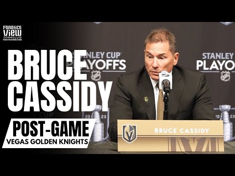 Bruce Cassidy Reacts to Vegas Golden Knights GM1 OT Win vs. Dallas Stars in Western Conference Final