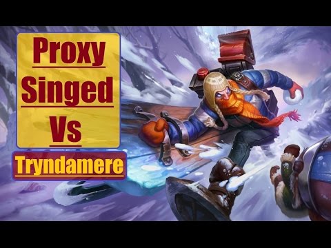 Singed vs Tryndamere - Seasonal Sunfire Singed