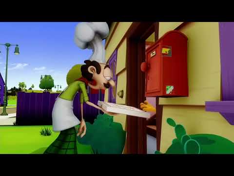 O Show do Garfield - EP102 - Grande corrida de pizza [Full HD]