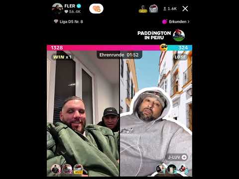 Fler & J-Luv Live Match auf TikTok (J-Luv Dreht durch)