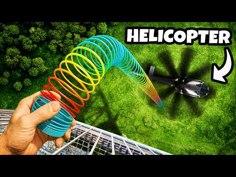 Random Items Vs Helicopter Blades! What Happens?