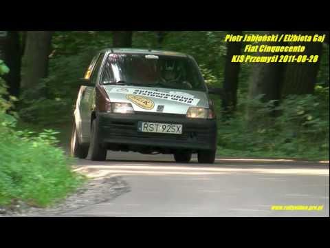 Piotr Jabłoński / Elżbieta Gaj Fiat Cinquecento - KJS Przemyśl 2011-08-28