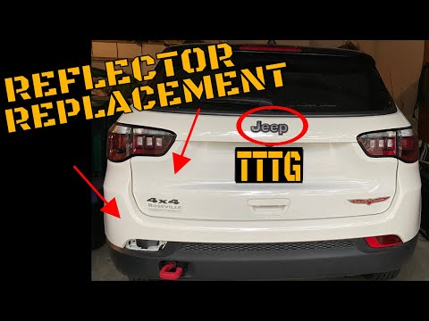 Jeep Compass Rear Bumper Reflector Replacement