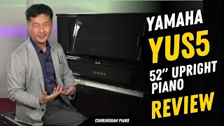 Video thumbnail for Unlocking the Grandeur: Yamaha YUS5 52" Professional Upright Piano | Full Review" by CunninghamPiano