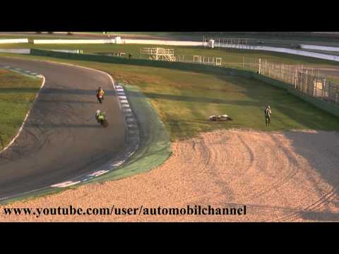 CRASH UNFALL Motorrad Motorcycle Hockenheimring 01.09.11 Touristenfahrten.mpg