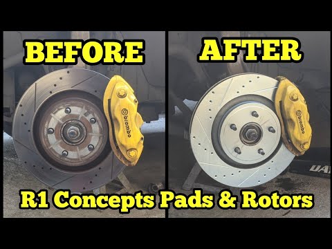R1 Concepts Rotors & Brake Pads Install On A 2008 Jeep Grand Cherokee SRT Front & Rear