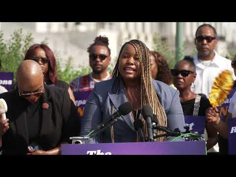 Pressley, advocates call on Congress to advance a reparative justice agenda
