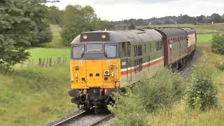 EMBSAY DIESEL & BEER GALA, Hymek D7076, class 20,31,37, 30/08/2025