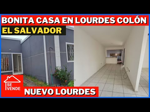 BONITA CASA EN VENTA EN NUEVO LOURDES EN LA LIBERTAD EL SALVADOR