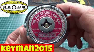 (1183) Nik-O-Lok Pay Toilet Stall Lock PIcked Open and Gutted