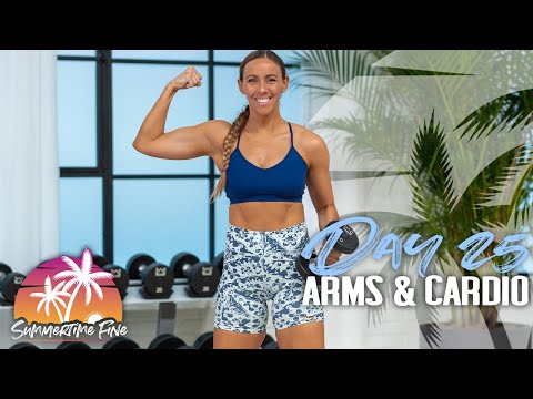 30 Minute Fire Arms & Cardio Workout | STF 2023 - Day 25