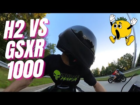 Kawasaki H2 vs Suzuki GSXR 1000 | Starting Controversy!