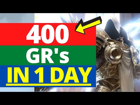 I Did 400 GR's In 1 Day - Here's What I Got (Diablo 3 Season 25)