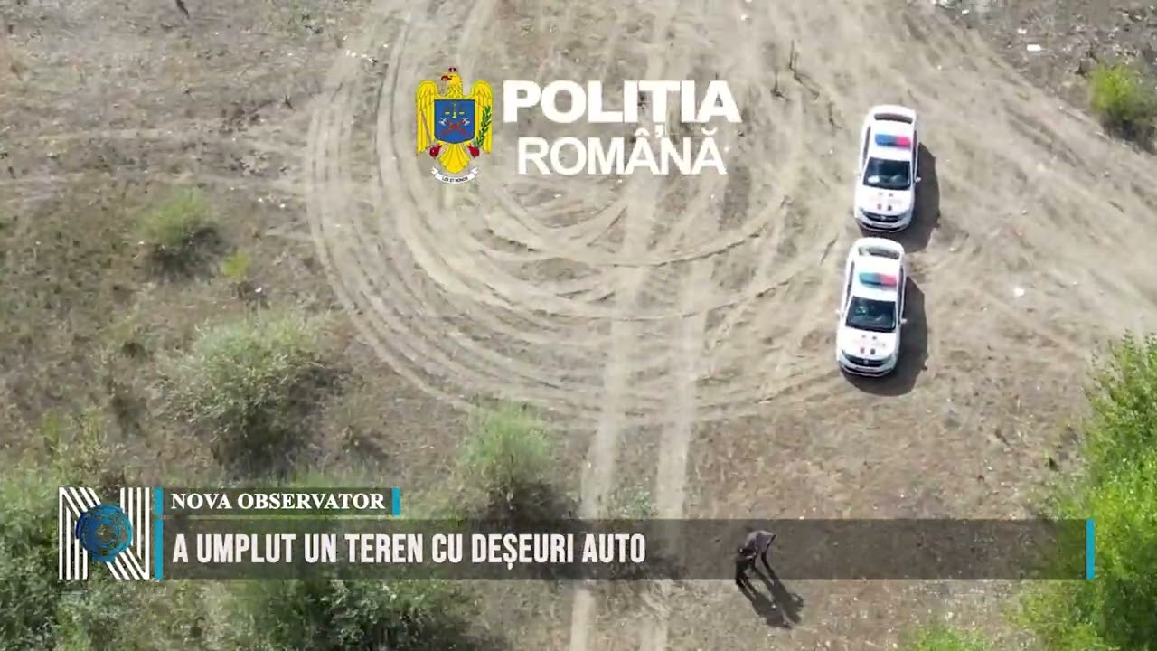 A umplut un teren cu deșeuri auto