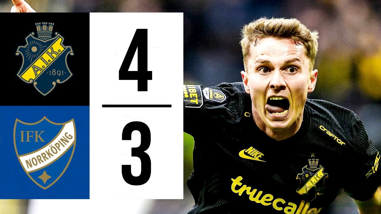 HIGHLIGHTS | AIK 4-3 NORRKÖPING | ALLSVENSKAN