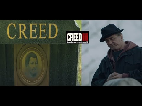 Creed III scene : Rocky Balboa visits the tomb of Apollo Creed for the first time in 36 years