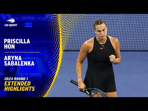 Priscilla Hon vs. Aryna Sabalenka Extended Highlights | 2024 US Open Round 1