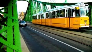 preview picture of video 'Budapest; Tram 2 - 19 - 41 - 47 - 49'