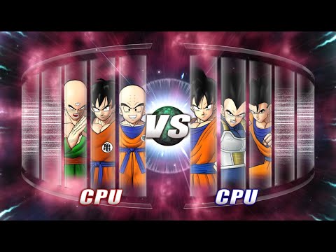 DB Raging Blast 2: Team Saiyan vs Team Earthling - CPU Battle
