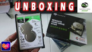 Seagate BarraCuda 1TB 2.5inch ST1000LM048 Unboxing and Installing