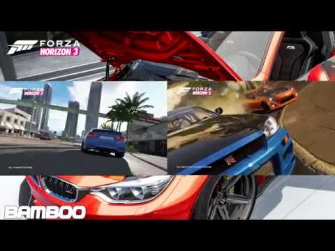 Forza Horizon 3 Vs Forza Horizon 2 Trailer's | Cars, Drifting, Racing