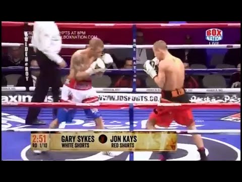Gary Sykes vs Jon Kays 1 ENGLISH SUPER FEATHERWEIGHT TITLE┃SHANNONS GYM