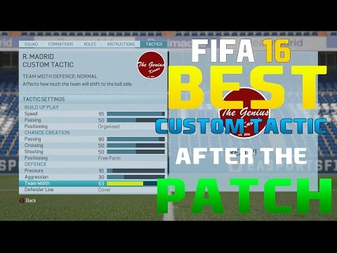 Fifa 16: BEST CUSTOM TACTIC AFTER PATCH (MARCH 2016)/ Tips & Tricks