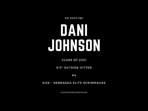 Dani Johnson -- 2021 -- 6'0" OH