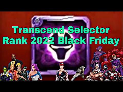 Transcend Selector Rank Tips With Special information Black Friday 2022 - Marvel Future Fight