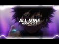 all mine - plaza [edit audio]