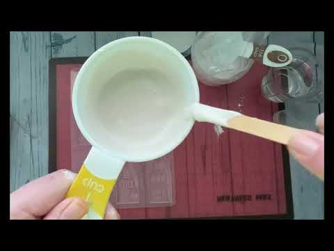 Part of a video titled How to Use Ceramic Powder from Stamperia - YouTube
