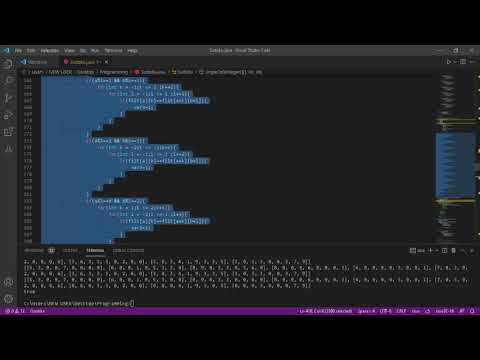 Exploring a sudoku solver solution(Java).