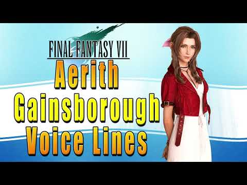 Final Fantasy VII: Remake Intergrade - Aerith Gainsborough Voice Lines