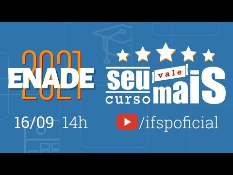 IFSP - ENADE 2021: webinars para os estudantes habilitados para a prova