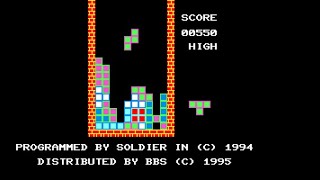 Sharp MZ-800 Game: Mini Tetris (1994)